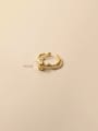 thumb 925 Sterling Silver Irregular Vintage Stackable Ring 3