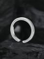 thumb 925 Sterling Silver Cubic Zirconia Geometric Classic Band Ring 3