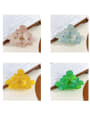 thumb Cellulose Acetate Minimalist Flower Alloy Multi Color Jaw Hair Claw 1