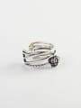 thumb 925 Sterling Silver Crown Vintage Stackable Ring 1
