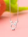 thumb 925 Sterling Silver Cat Cute Necklace 0