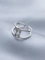 thumb 925 Sterling Silver Bowknot Minimalist Stackable Ring 1