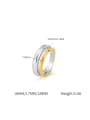 thumb Stainless steel Geometric Minimalist Stackable Ring 2