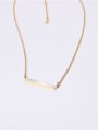 thumb Stainless steel Shell Geometric Minimalist Necklace 3