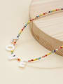 thumb Miyuki Millet Bead Multi Color Letter Bohemia Handmade Beaded Necklace 2