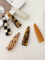 thumb Cellulose Acetate Trend Water Drop Alloy Hair Barrette 0