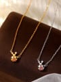 thumb 925 Sterling Silver Cubic Zirconia Insect Cute Necklace 2