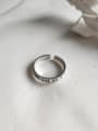 thumb 925 Sterling Silver Roman numerals Vintage Band Ring 1