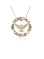 thumb Copper Cubic Zirconia Luxury Letter  Heart pendant Necklace 0