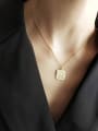 thumb 925 Sterling Silver  Square Totem Necklace Necklace 1