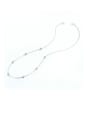 thumb 925 Sterling Silver With  White Gold Plated Minimalist  Clavicle Necklaces 3