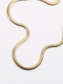 thumb Titanium Steel  Minimalist Snake bone chain  Necklace 2