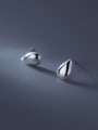 thumb 925 Sterling Silver Smotth Water Drop Minimalist Stud Earring 2