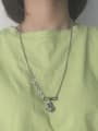 thumb Vintage Sterling Silver With Platinum Plated Cute Mickey Mouse Necklaces 1