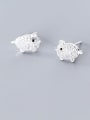 thumb 925 Sterling Silver Cubic Zirconia  Pig Classic Stud Earring 2