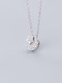 thumb 925 Sterling Silver Cubic Zirconia Fashion Star Moon Pendant Necklace 1