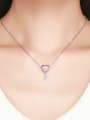 thumb 925 Sterling Silver Enamel Trend Heart  Pendant 1