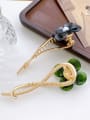 thumb Cellulose Acetate Trend Flower Alloy Hair Barrette 4