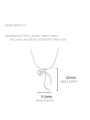 thumb 925 Sterling Silver Bowknot Minimalist Necklace 2