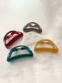 thumb Alloy Resin Trend Geometric  Multi Color Jaw Hair Claw 3
