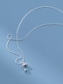 thumb 925 Sterling Silver Dolphin Dainty Necklace 0