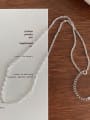 thumb 925 Sterling Silver Geometric Chain Minimalist Necklace 2
