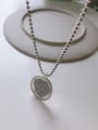 thumb 925 Sterling Silver Round Artisan Regligious Necklace 2