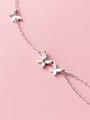 thumb 925 Sterling Silver  Minimalist  Shell  Butterfly Anklet 2
