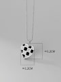 thumb 925 Sterling Silver Minimalist  Enamel Heart Pendant Necklace 3