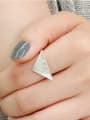 thumb 925 Sterling Silver Geometric Minimalist Midi Ring 3