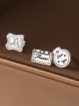 thumb 925 Sterling Silver Icon Vintage Stud Earring 3