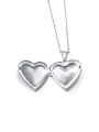 thumb Titanium Steel Heart Minimalist Necklace 1