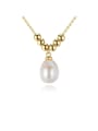 thumb 925 Sterling Silver Freshwater Pearl  Pendant Necklace 0