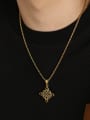 thumb Stainless steel Cross Hip Hop Necklace 1