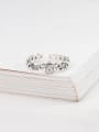 thumb 925 Sterling Silver Cubic Zirconia Star Vintage Band Ring 0
