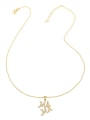 thumb Brass Cubic Zirconia Heart Minimalist Necklace 2