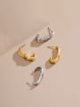 thumb 925 Sterling Silver Geometric Vintage Stud Earring 0