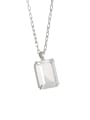 thumb 925 Sterling Silver Cubic Zirconia Geometric Vintage  Pendant Necklace 4