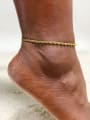 thumb Titanium Steel Irregular Minimalist Anklet 1