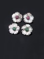 thumb Copper Shell Flower Vintage Stud Earring 0