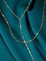 thumb 925 sterling silver line tassel minimalist Lariat Necklace 3