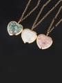 thumb Copper Shell Heart Dainty Pendant Necklace 1