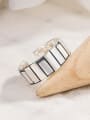 thumb 925 Sterling Silver Smooth Geometric Vintage Band Ring 3