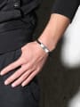 thumb Stainless steel Geometric Minimalist Woven Bracelet 1