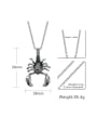thumb Stainless steel Insect Hip Hop Necklace 2