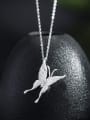 thumb 925 Sterling Silver Butterfly Artisan Necklace 0