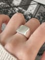 thumb 925 Sterling Silver Square Minimalist Band Ring 1