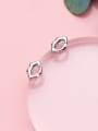 thumb 925 Sterling Silver Mouth Minimalist Stud Earring 1