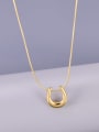 thumb Titanium Steel Geometric Minimalist Necklace 2