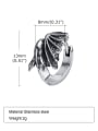 thumb Stainless steel Dragon Hip Hop Huggie Earring(Single-Only One) 2
